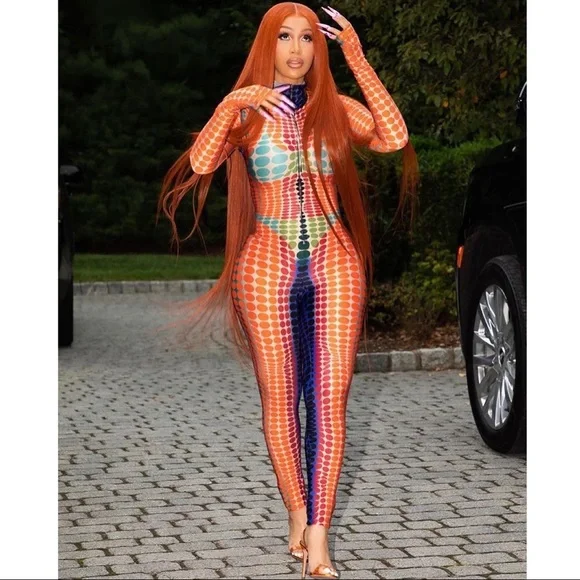 Vibrant Multicolor Jumpsuit - Picture 2 of 7